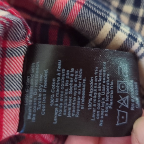 KAVU Plaid Flannel Shirt Size Med - Picture 6 of 8